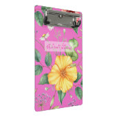 ワイルドフラワーズヴィンテージスケッチ/シック，ピンク ミニクリップボード (アングル)