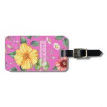 ワイルドフラワーズヴィンテージスケッチ/シック，ピンク