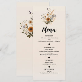 ワイルドフラワーズヴィンテージフローラボヘ結婚ミアンのメニュー メニュー