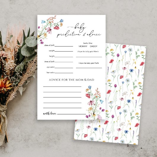 ワイルドフラワーズ予測ゲーム チラシ