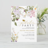 ワイルドフラワーズ卒業パーティー招待状 招待状 (スタンド正面)