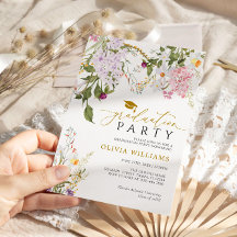 ワイルドフラワーズ卒業パーティー招待状