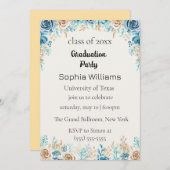 ワイルドフラワーズ卒業パーティー招待状 招待状 (正面/裏面)