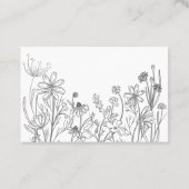 ワイルドフラワーズ名刺 名刺 (裏面)