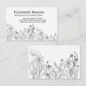ワイルドフラワーズ名刺 名刺 (正面/裏面)