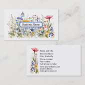 ワイルドフラワーズ名刺 名刺 (正面/裏面)