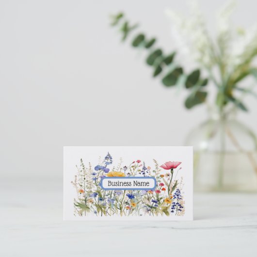 ワイルドフラワーズ名刺 名刺 (スタンド正面)