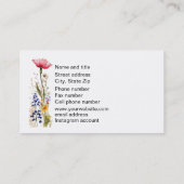 ワイルドフラワーズ名刺 名刺 (裏面)