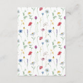 ワイルドフラワーズ大学ファンド エンクロージャーカード (裏面)