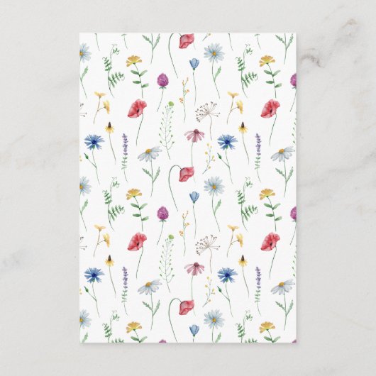 ワイルドフラワーズ大学ファンド エンクロージャーカード (裏面)