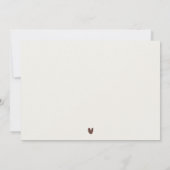 ワイルドフラワーズ応援を愛するワインボトル結婚ズ ノートカード (裏面)