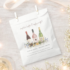 ワイルドフラワーズ応援を愛するワインボトル結婚ズ フェイバーバッグ
