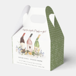 ワイルドフラワーズ応援を愛するワインボトル結婚ズ フェイバーボックス