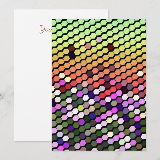 ワイルドフラワーズ招待状 (正面/裏面)