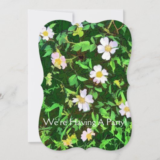 ワイルドフラワーズ招待状 (正面)