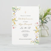 ワイルドフラワーズ春コミュニオン招待状 招待状 (スタンド正面)