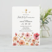 ワイルドフラワーズ春ファースト聖体 招待状 (スタンド正面)