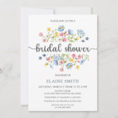 ワイルドフラワーズ春花フローラブライダルシャワー 招待状 (正面)