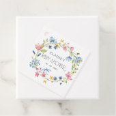 ワイルドフラワーズ春花咲きフローラ赤ちゃんシャワー フェイバータグ (インサイチュ)