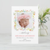 ワイルドフラワーズ生誕の告知カード 案内状 (スタンド正面)