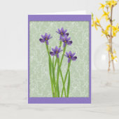 ワイルドフラワーズ祖父母デイカード(大プリント) カード (黄色い花)