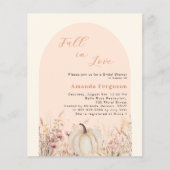 ワイルドフラワーズ秋ラブカボチャ予算ブライダルシャワー (正面)