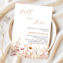 ワイルドフラワーズ秋ラブピーチバジェットブライダルシャワー