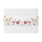 ワイルドフラワーズ結婚式招待状ベリーバンド 招待状ベリーバンド (裏面例)