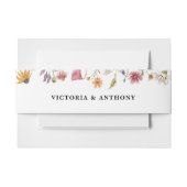 ワイルドフラワーズ結婚式招待状ベリーバンド 招待状ベリーバンド (正面例)