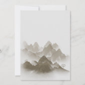 ワイルドフラワーズ結婚式招待状 招待状 (裏面)