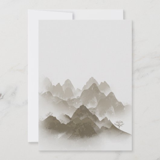 ワイルドフラワーズ結婚式招待状 招待状 (裏面)