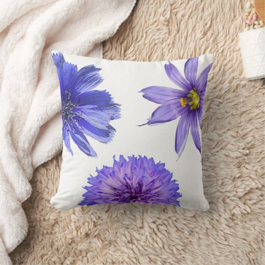 ワイルドフラワーズ装飾用クッション クッション (ブランケット)