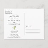 ワイルドフラワーズ開花は日付の写真はがきを保存する 案内ポストカード (裏面)