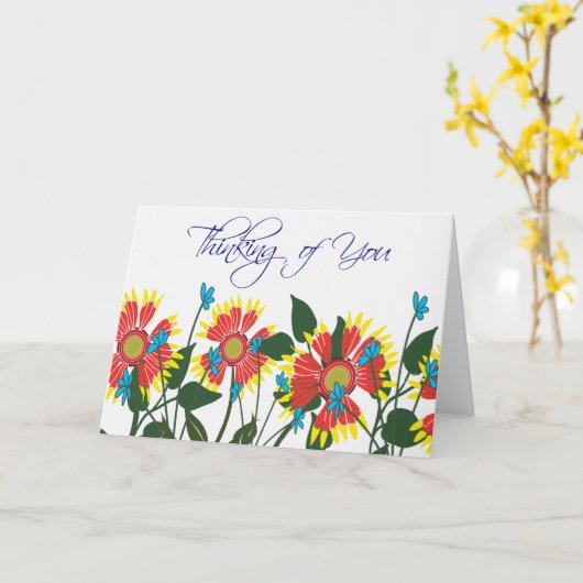 ワイルドフラワーズ カード (黄色い花)