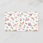 ワイルドフラワーズ　キスの数当てゲーム エンクロージャーカード (裏面)