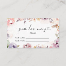 ワイルドフラワーズ　キスの数当てゲーム