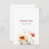 ワイルドフラワーズ サンクス サンキューカード (正面/裏面)