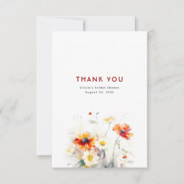 ワイルドフラワーズ サンクス サンキューカード