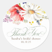 ワイルドフラワーズ サンクス ラウンドシール (正面)