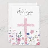 ワイルドフラワーズ  ホーリークロaft ありがとうカード 招待状 (正面/裏面)