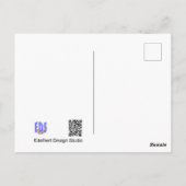 ワイルドフラワーズ:ミカエルマスデイジーDIYポストカード ポストカード (裏面)