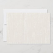 ワイルドフラワーズ&メイソンジャー結婚式招待状 招待状 (裏面)