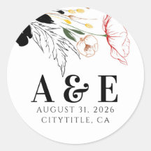 ワイルドフラワーズ モダン ボーホー ブラックアクセント