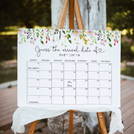 ワイルドフラワーズ 出産予定日 カレンダー ポスター