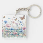 ワイルドフラワーズ&引用文 キーホルダー (裏面)