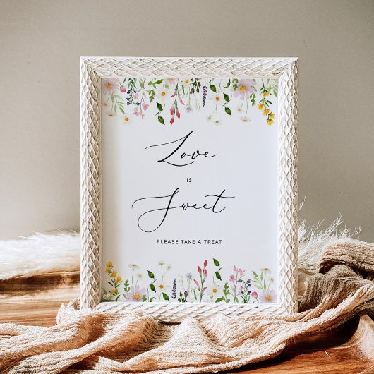 ワイルドフラワーズ 愛は甘い おやつを取って ポスター