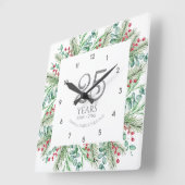 ワイルドフラワーズ 25周年記念 スクエア壁時計 (傾斜)