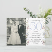 ワイルドフラワーズ 50周年記念 招待状 写真付き (スタンド正面)