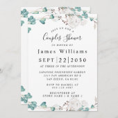 ワイルドフラワーズ、Bohoフローラブライダルシャワー招待 招待状 (正面/裏面)