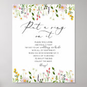 ワイルドフラワーズ Don't say bride ブライダルシャワーポスター ポスター (正面)